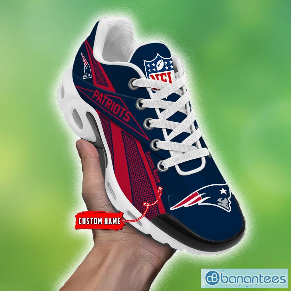 Personalized NFL New England Patriots Custom Name Air Force Shoes - Tagotee