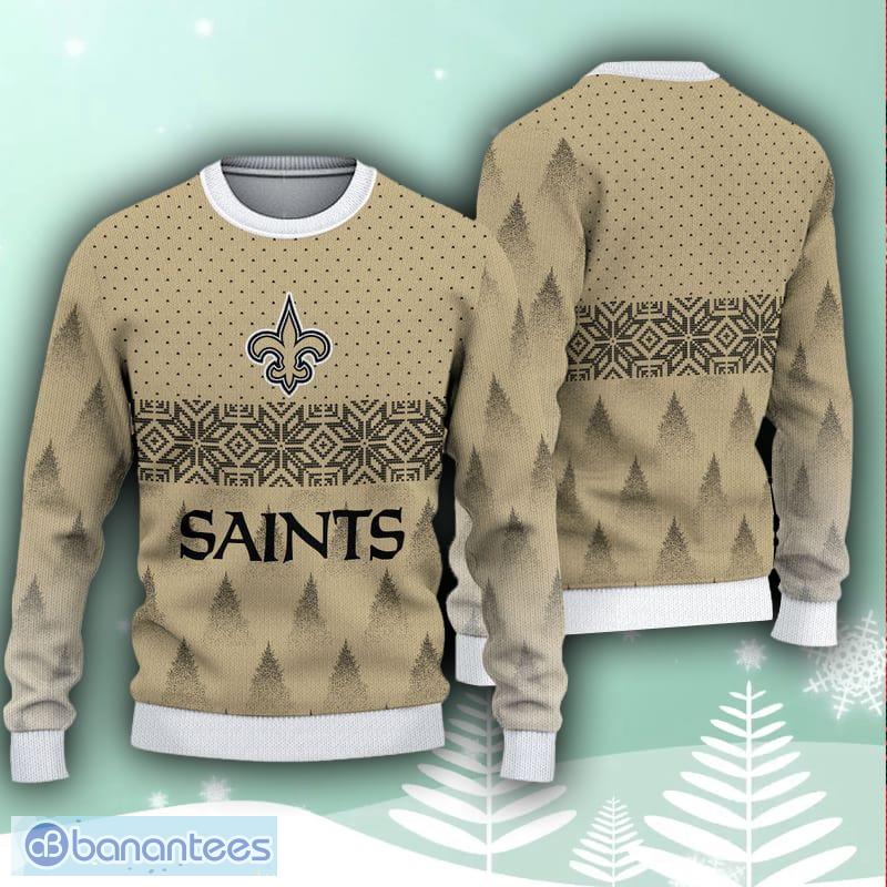 NFL New Orleans Saints Christmas Sweater Xmas Gift - Banantees