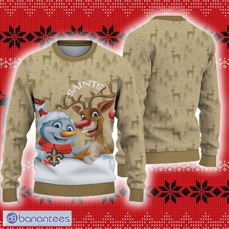 Denver Broncos Christmas Cool Reindeer 3D Ugly Christmas Sweater For Fans -  Banantees