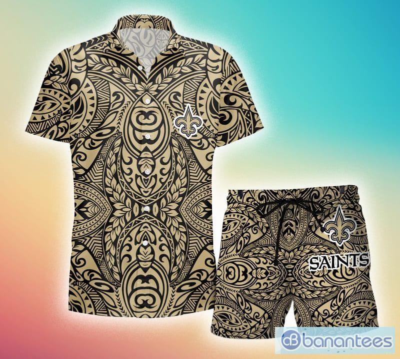 New Orleans Saints Summer Hawaiian Shirt And Shorts - Banantees