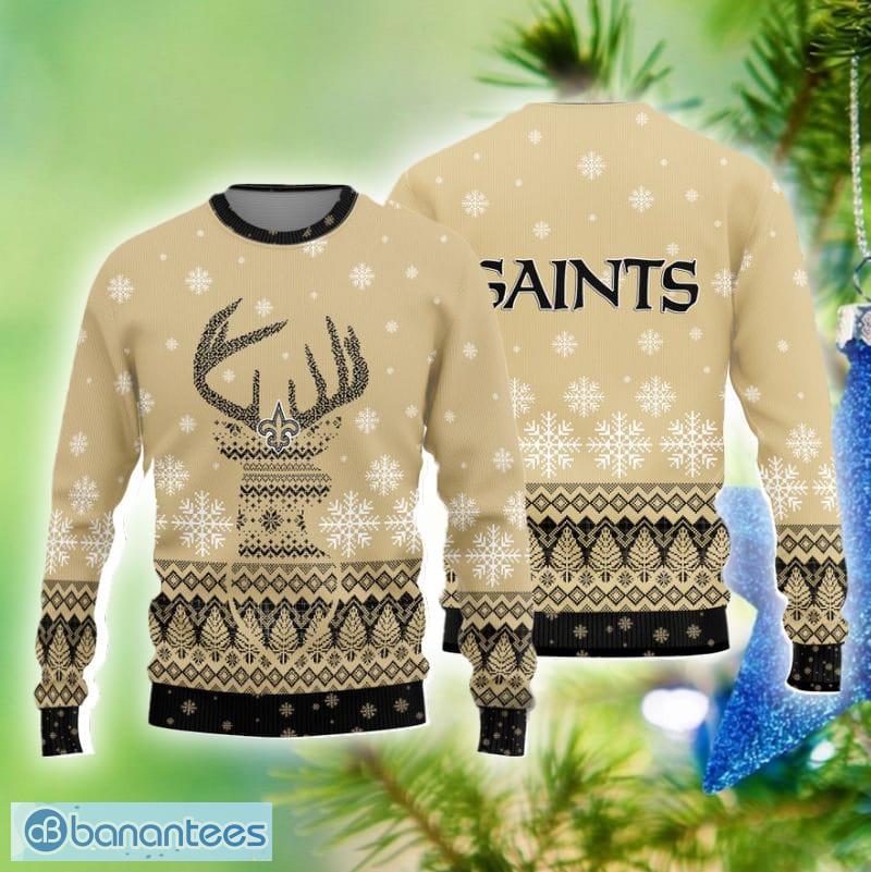 new orleans saints ugly christmas sweater Large