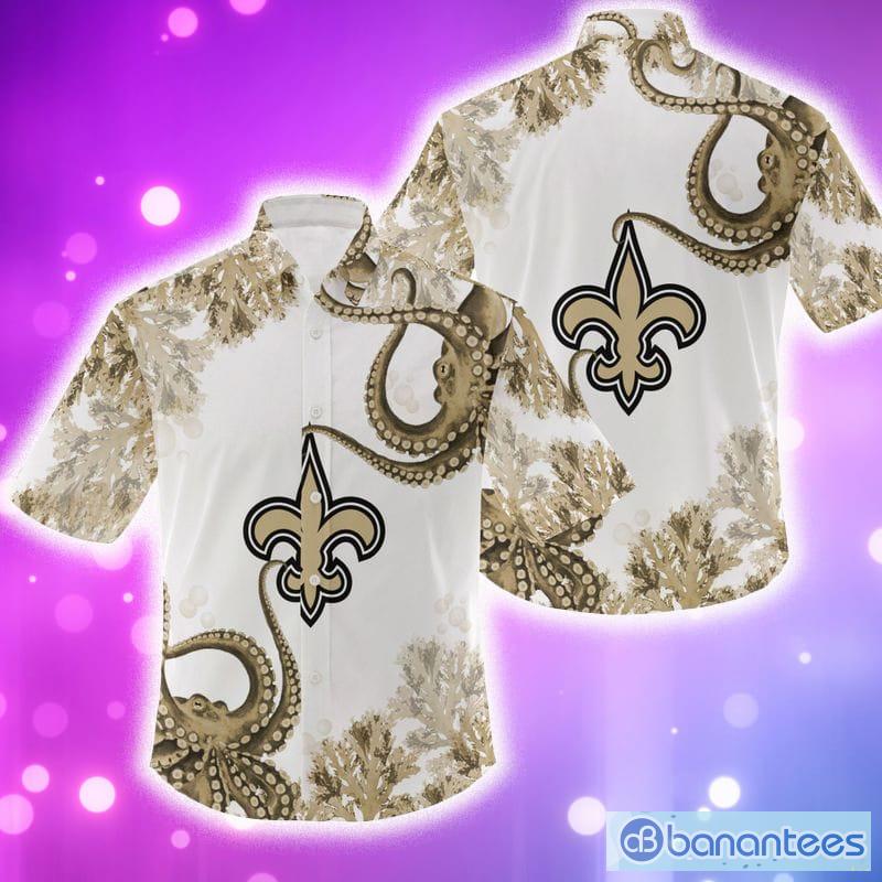 New Orleans Saints 3D Hawaiian Shirt And Shorts For Men And Women Gift Fans  - Banantees