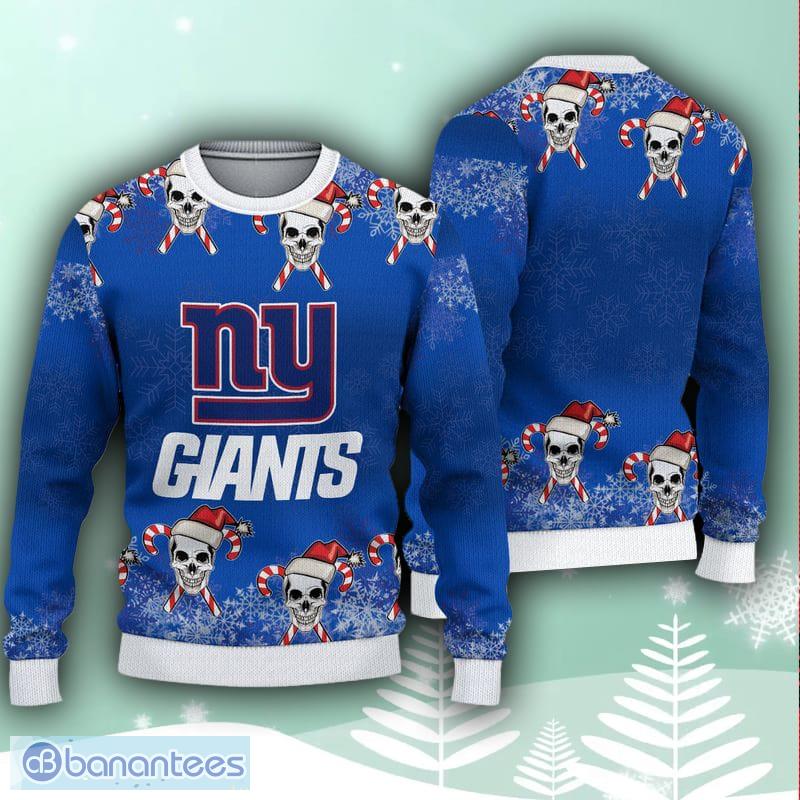 New York Giants All Over Print Christmas Knitting Ugly Sweater