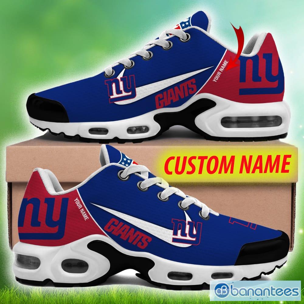New York Giants NFL Team Luxury Brand Sneakers Custom Name Air