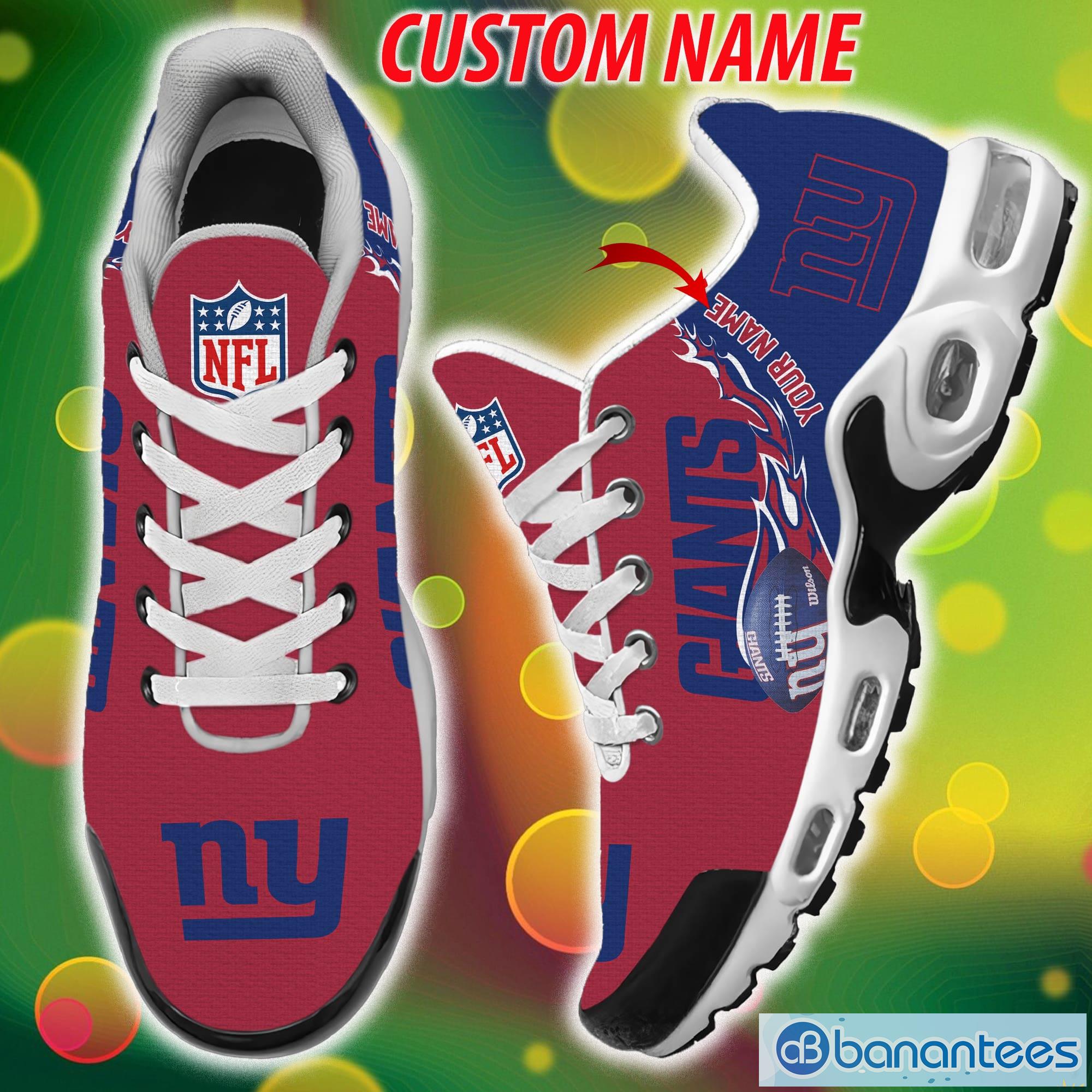 New York Giants NFL Team Luxury Brand Sneakers Custom Name Air