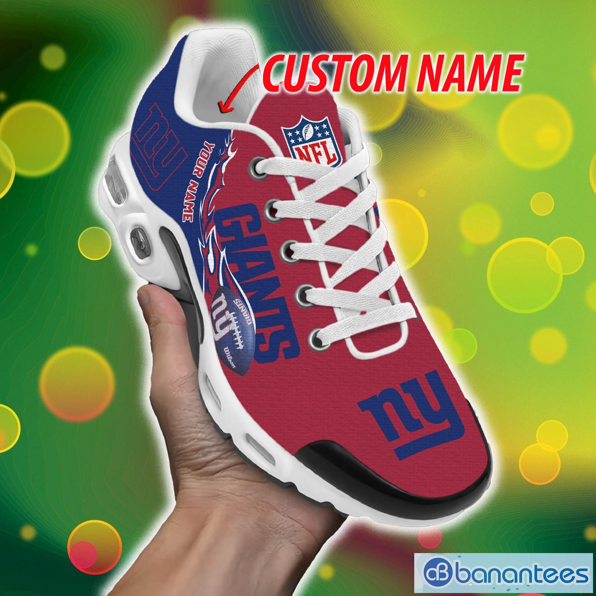 New York Giants NFL Team Luxury Brand Sneakers Custom Name Air