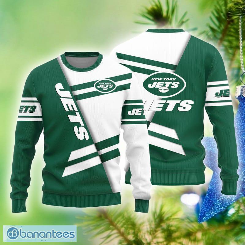 New York Jets Ugly Christmas Sweater Essential T-Shirt for Sale