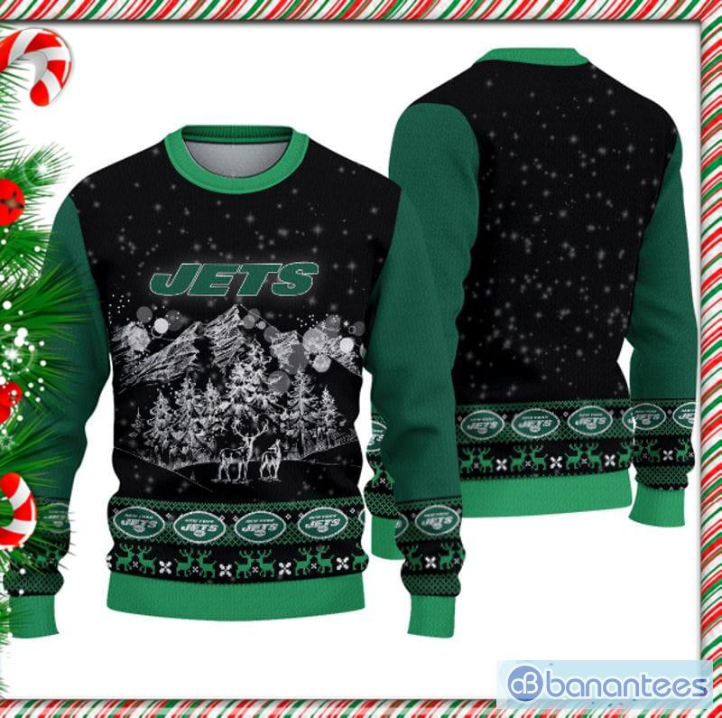 New York Jets Ugly Christmas Xmas Sweater Holidaywear Gift Mens Women