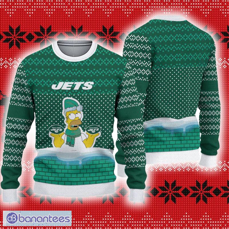 NFL New York Jets Skull 3D Ugly Christmas Sweater Christmas Gift For Sport  Fans - Banantees