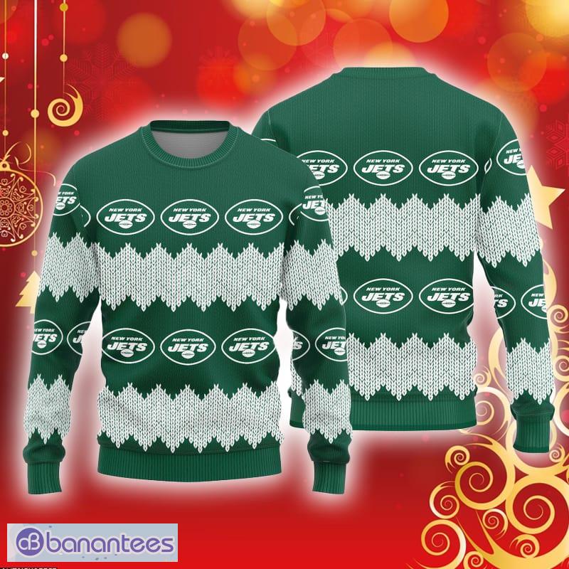 New York Jets Christmas Santa Claus Ugly Christmas Sweater