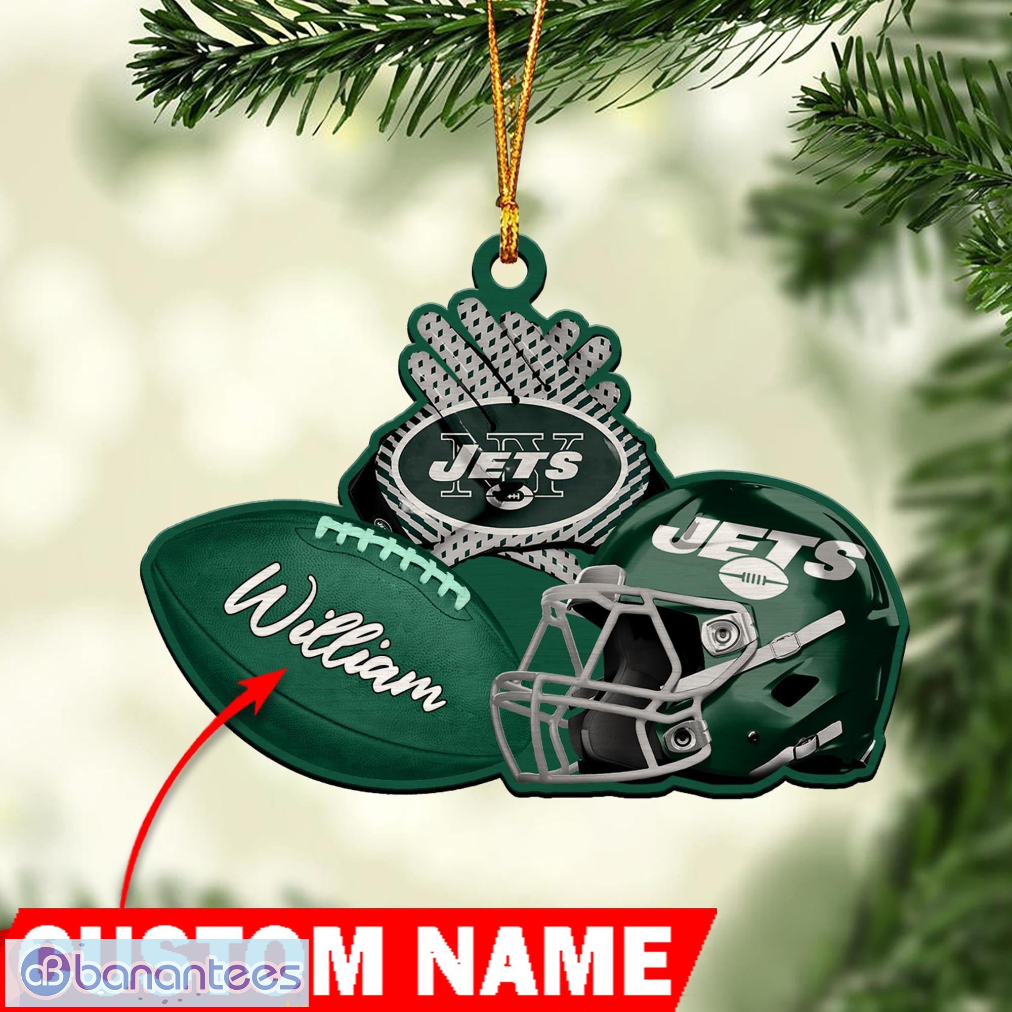 New York Jets NFL Fans Personalized Christmas Ornaments - Banantees