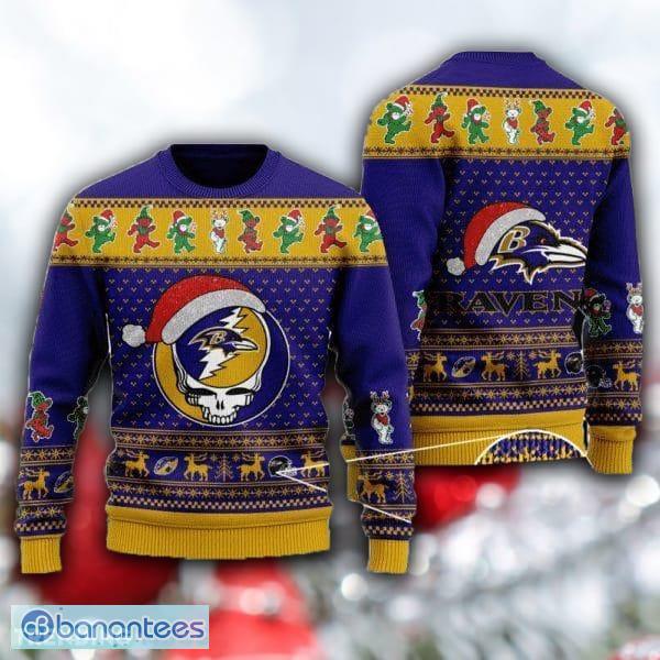 NFL Baltimore Ravens Skull Ugly Christmas Sweater Design Sweatshirt For Fans Gift - NFL Baltimore Ravens Skull Ugly Christmas Sweater Design Sweatshirt For Fans Gift NFL Baltimore Ravens Skull Ugly Christmas Sweater Design Sweatshirt For Fans Gift - NFL Baltimore Ravens Skull Ugly Christmas Sweater Design Sweatshirt For Fans Gift