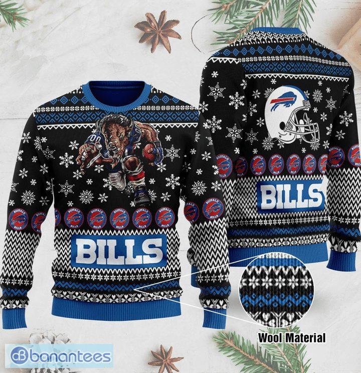 Buffalo Bills Christmas Pattern Ugly Christmas Sweater For Fans