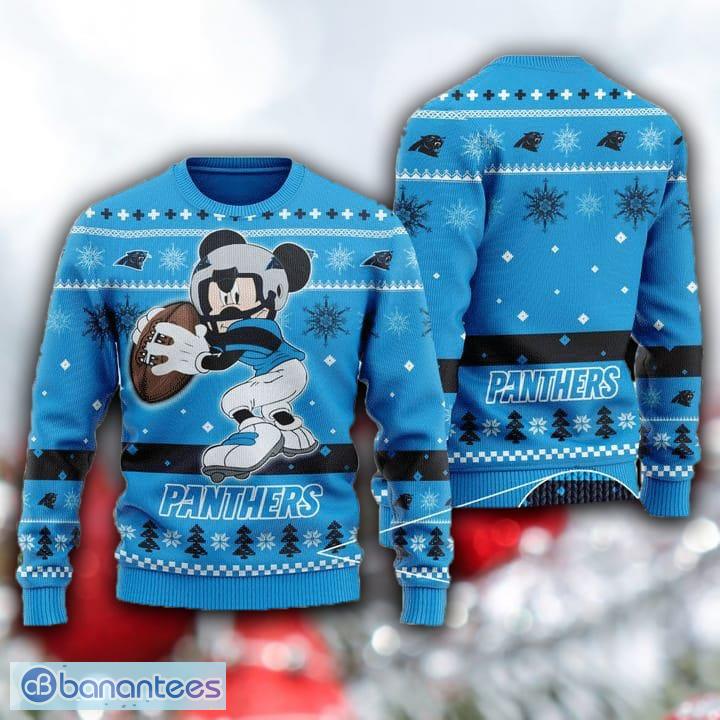 NFL Carolina Panthers Mickey Ugly Christmas Sweater Design Sweatshirt For Fans Gift - NFL Carolina Panthers Mickey Ugly Christmas Sweater Design Sweatshirt For Fans Gift NFL Carolina Panthers Mickey Ugly Christmas Sweater Design Sweatshirt For Fans Gift - NFL Carolina Panthers Mickey Ugly Christmas Sweater Design Sweatshirt For Fans Gift