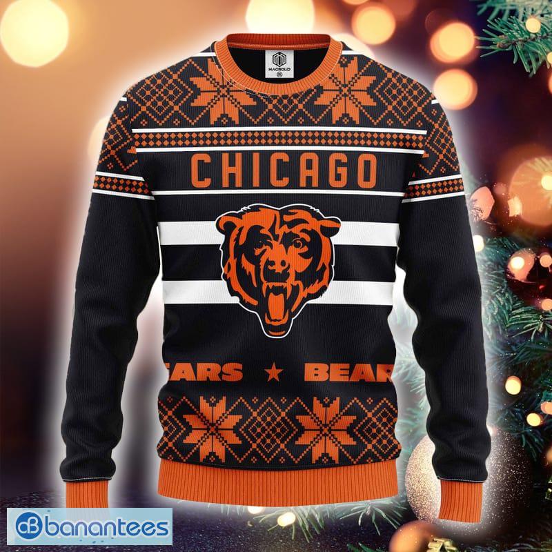 NFL Chicago Bears New Season Decorate Knitted Christmas 3D Sweater -  Banantees