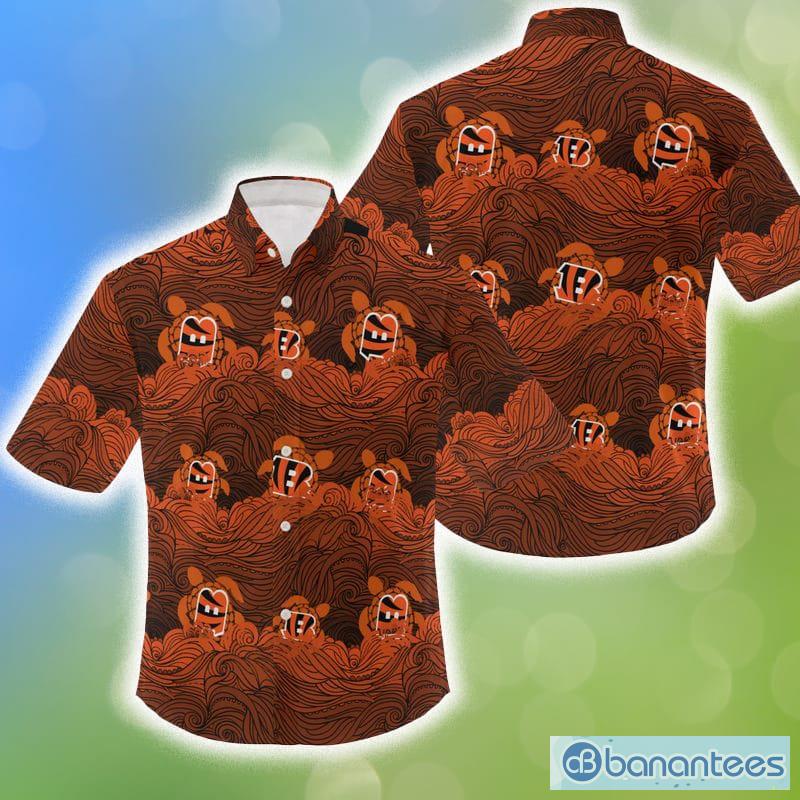 NFL Cincinnati Bengals Hawaiian Shirt Orange Green - Ingenious Gifts Your  Whole Family