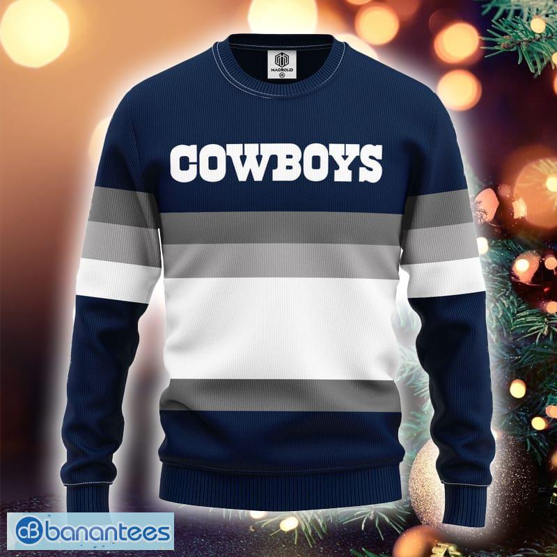 NFL Dallas Cowboys New Season Casual Ugly Christmas 3D Sweater - Banantees