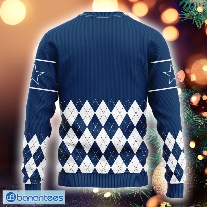 NFL Dallas Cowboys Christmas 3D Polar Knitted Sweater For Fans - YesItCustom