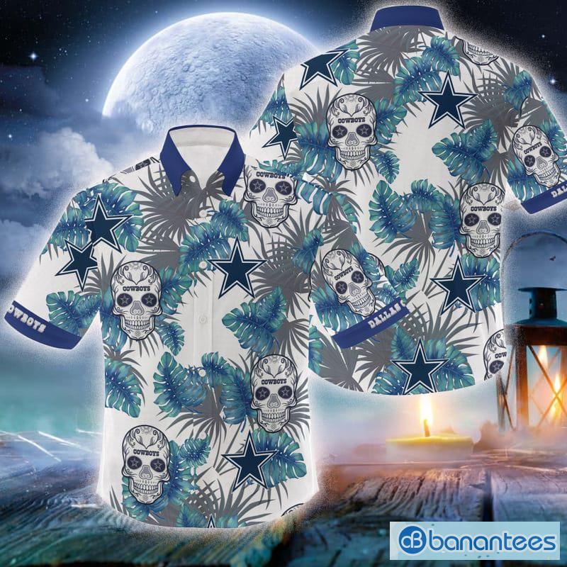 Dallas Cowboys Hibiscus Hawaiian Shirt For Men And Women - Banantees