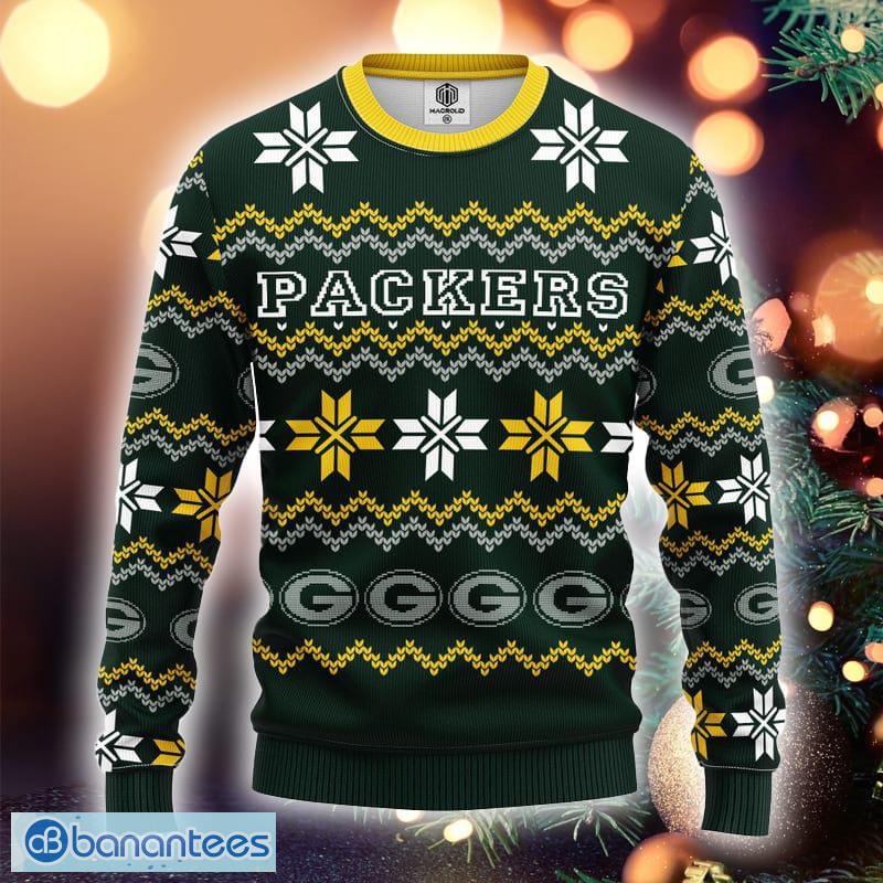 NFL Chicago Bears Custom Name And Number Ugly Christmas Sweater Christmas  Gift For Sport Team - Banantees