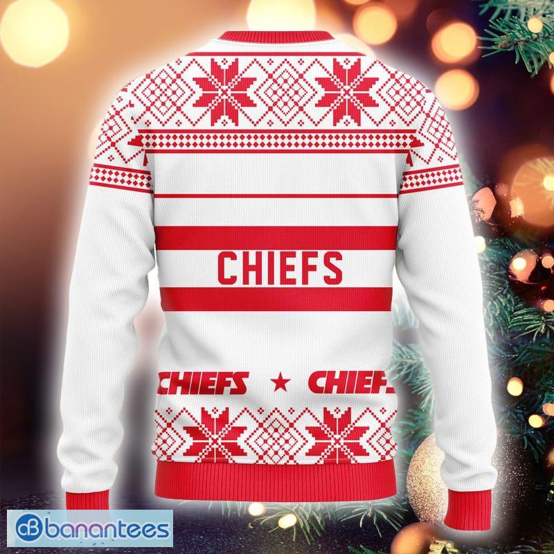 NFL Kansas City Chiefs New Season Embroider Knitted Christmas 3D Sweater -  Banantees