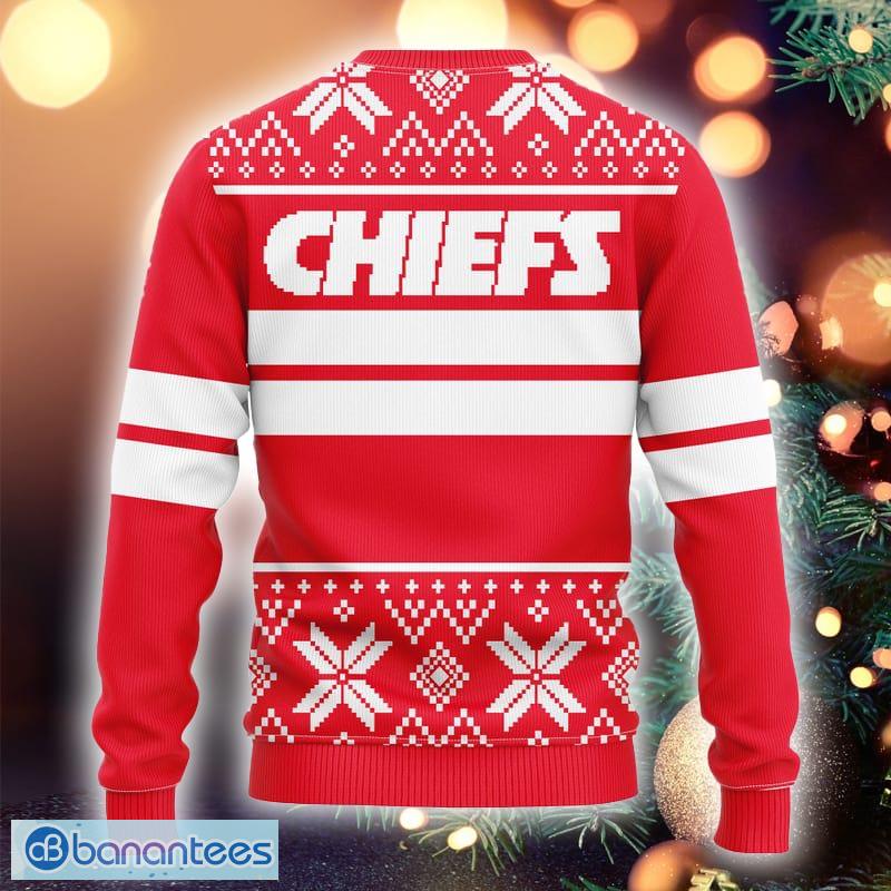 Kansas City Chiefs Christmas Pattern Ugly Christmas Sweater Christmas Gift  Ez - Banantees