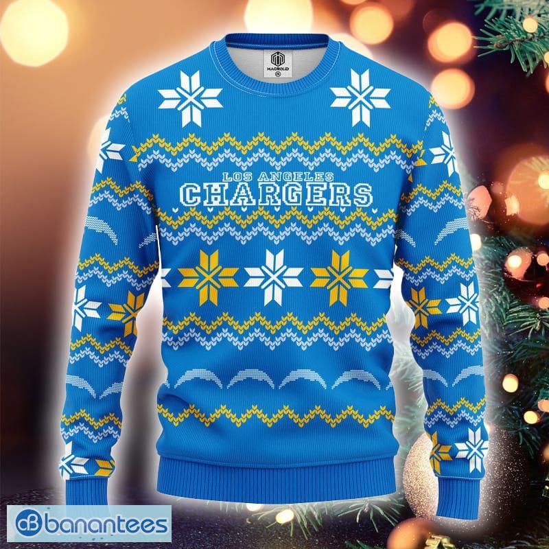 NFL Los Angeles Chargers New Season Ensemble Ugly Christmas 3D