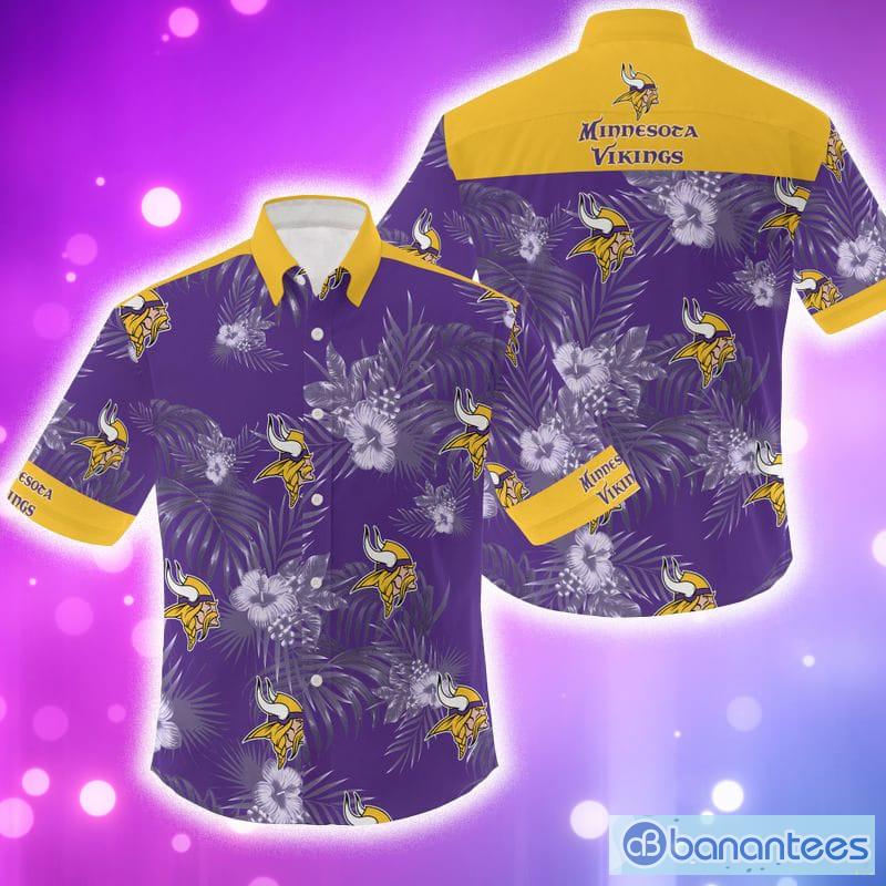 Minnesota Vikings 3D Hawaiian Shirt And Shorts For Men And Women Gift Fans  - Banantees