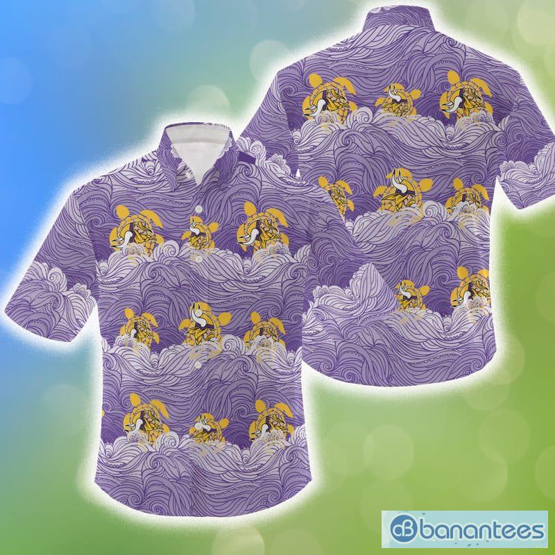 NFL Minnesota Vikings Hawaiian Shirt Holiday Pattern Logo Gift For