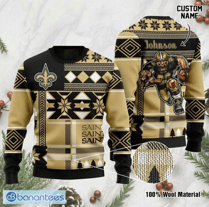 Philadelphia Eagles Nfl Custom Name And Number For Sport Fans Ugly Christmas  Sweater - Banantees