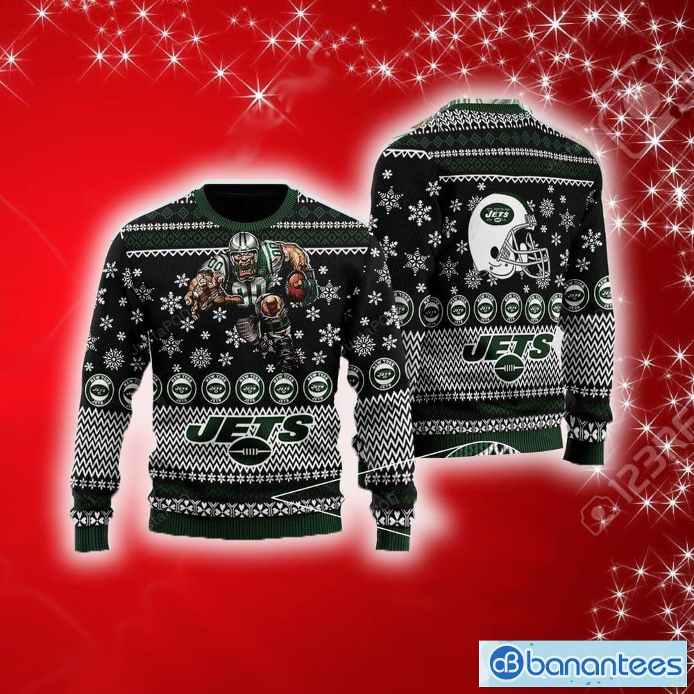 New York Jets Christmas Snow Ugly Sweater For Men Women - Banantees