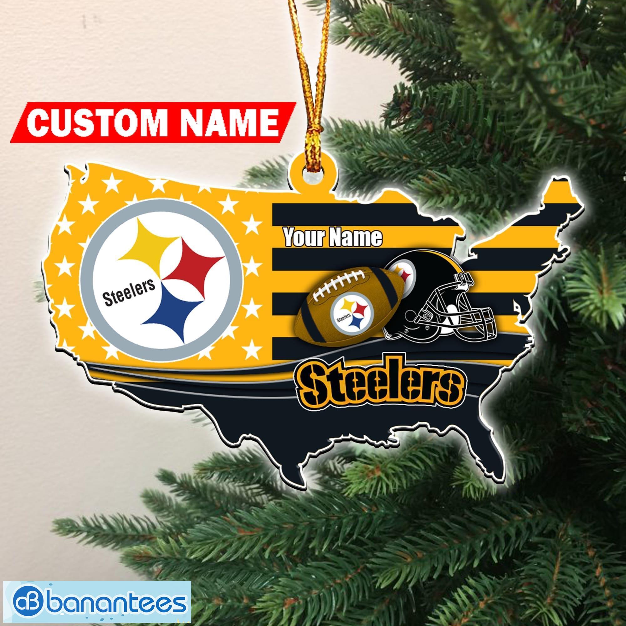 Steelers Christmas Tree  Christmas decorations, Christmas tree themes,  Pittsburgh steelers logo