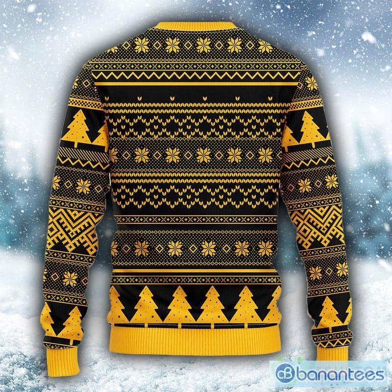 Pittsburgh Steelers Christmas Forrest Pattern Ugly Christmas Sweater