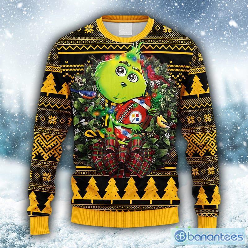 NFL Pittsburgh Steelers New Season Celebrate Ugly Christmas 3D Sweater -  Banantees