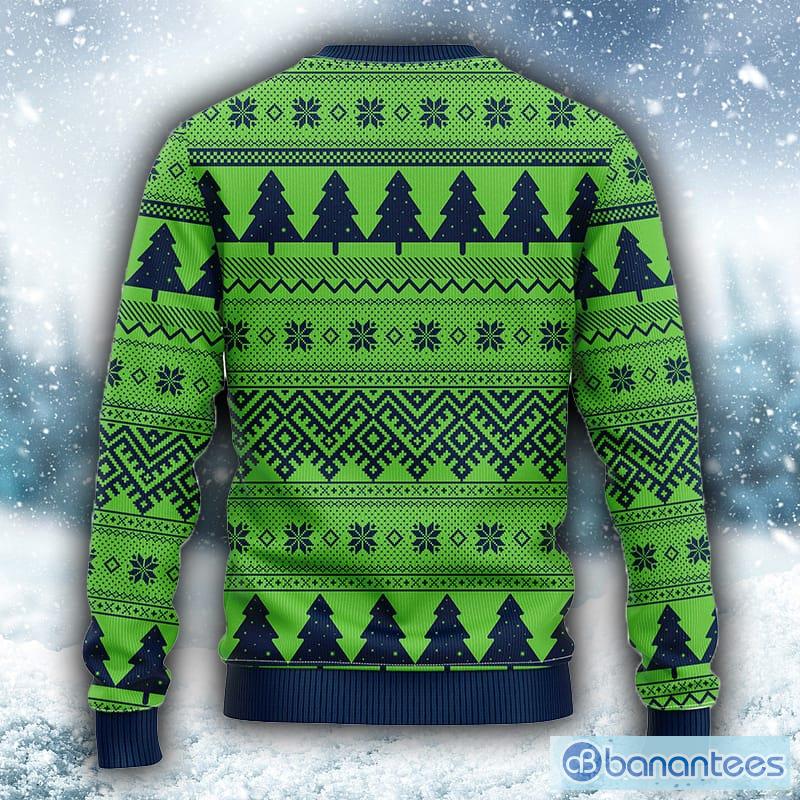 NFL Seattle Seahawks Christmas Gift 3D Ugly Christmas Sweater For Sport  Team - Banantees