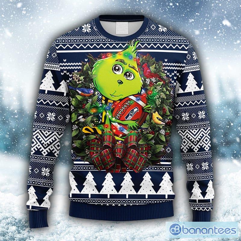 NFL Seattle Seahawks Ugly Christmas Sweater Grinch And Scooby-Doo Show Your  Team Spirit - The Clothes You'll Ever Need