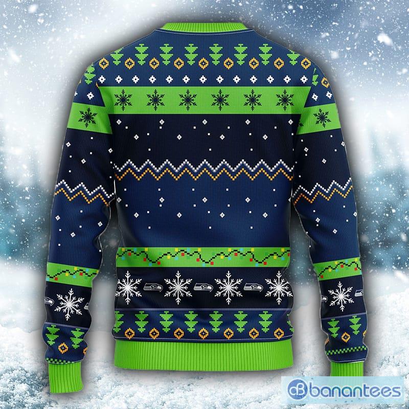 NFL Seattle Seahawks Christmas Gift 3D Ugly Christmas Sweater For Men And  Women - Banantees