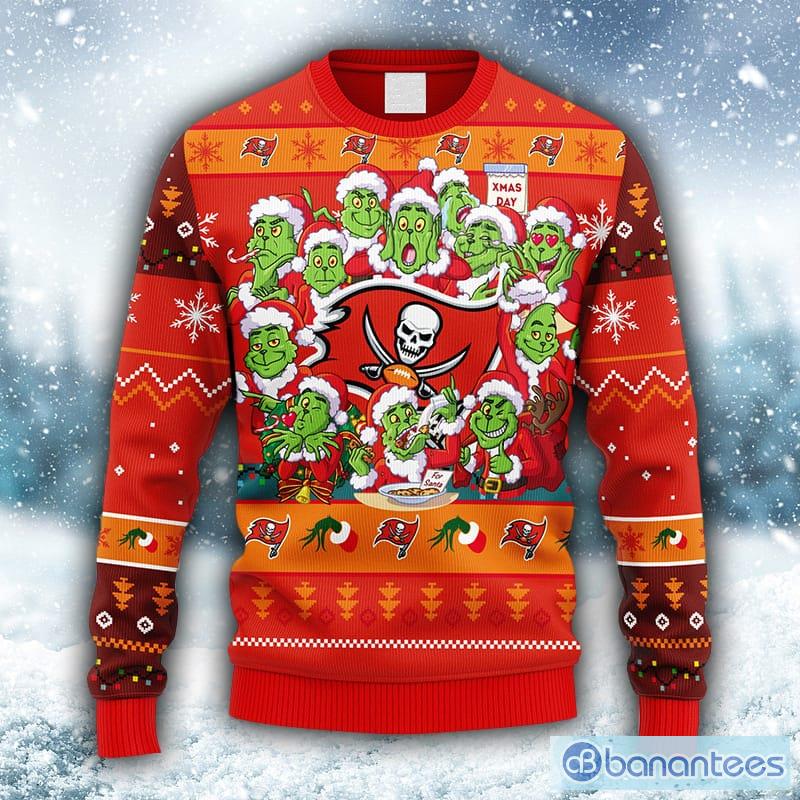 NHL Chicago Blackhawks 12 Grinch Xmas Day Ideas Logo Ugly Christmas Sweater  For Fans - Banantees