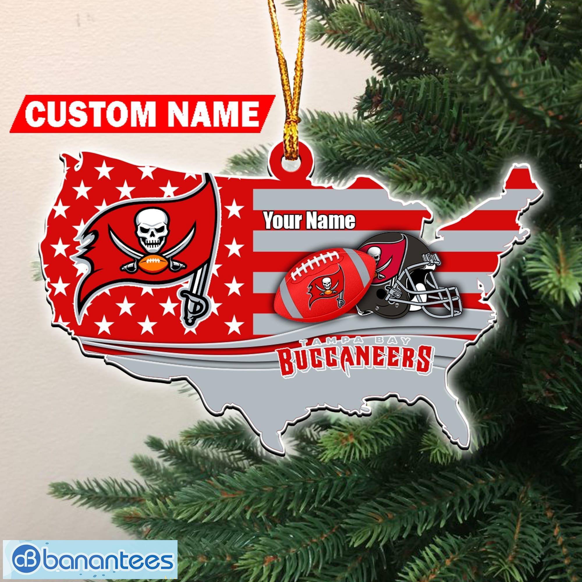 Tampa Bay Buccaneers Santa Hat Christmas Light Shirt - Banantees