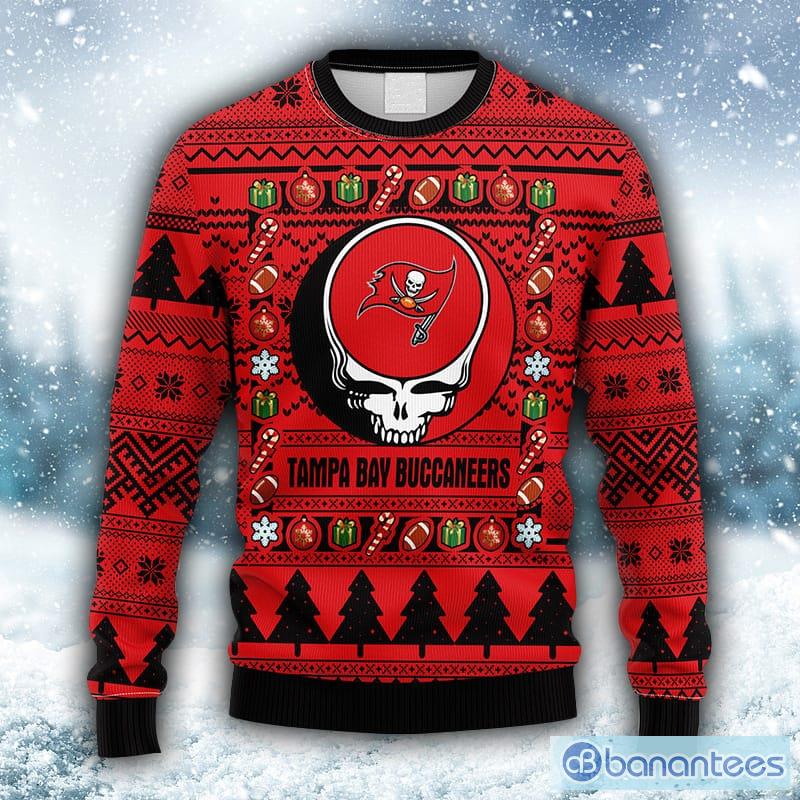 NFL Tampa Bay Buccaneers Grateful Dead Fleece 3D Sweater For Men