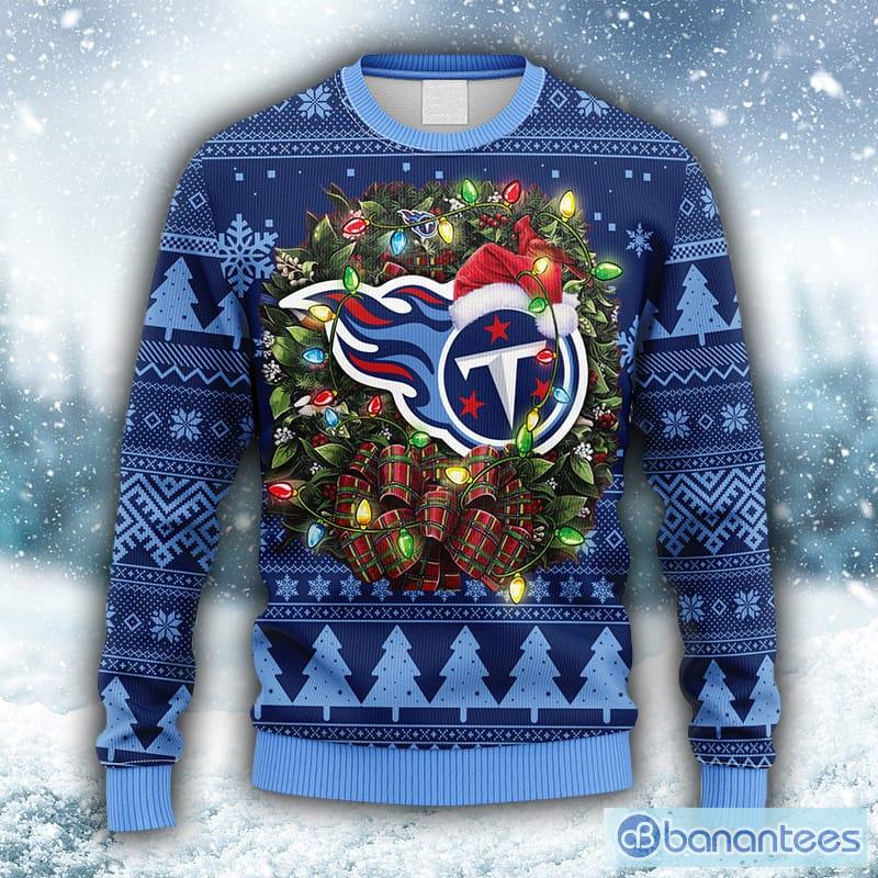 3D Print Tennessee Titans Sweater NFL Football Fans Ugly Christmas Sweater  Christmas Gift For Men And Women