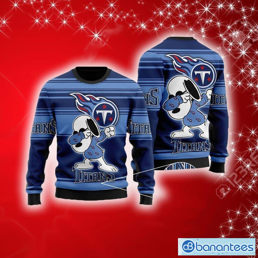 Tennessee Titans Dab Santa Ugly Christmas Sweater - Banantees