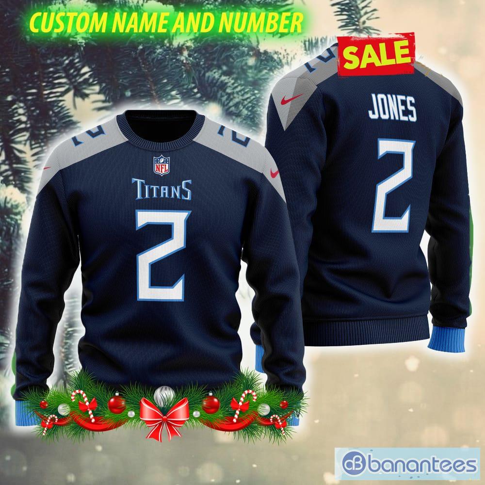 NFL Buffalo Bills Personalized Custom Name Snowflakes Pattern Christmas  Ugly Sweater - Binteez