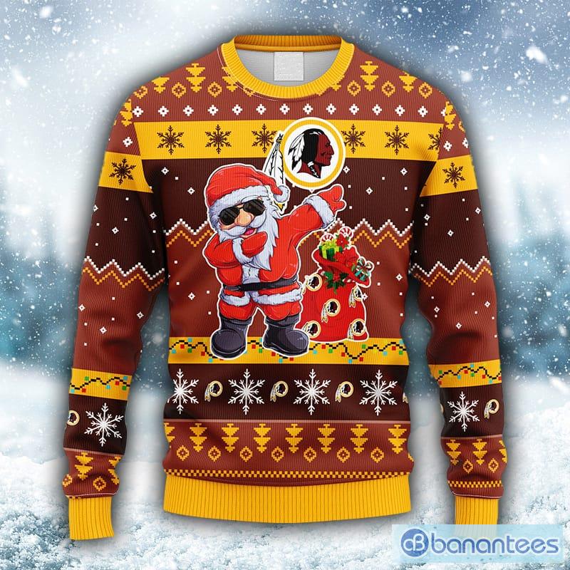 Washington Redskins Funny Grinch Christmas AOP Sweater