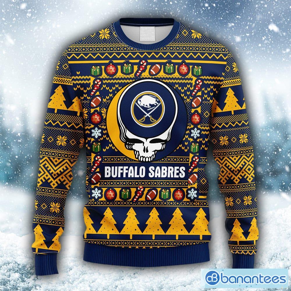 NHL Buffalo Sabres Grateful Dead Fleece 3D Sweater For Men And Women Gift  Ugly Christmas - Banantees