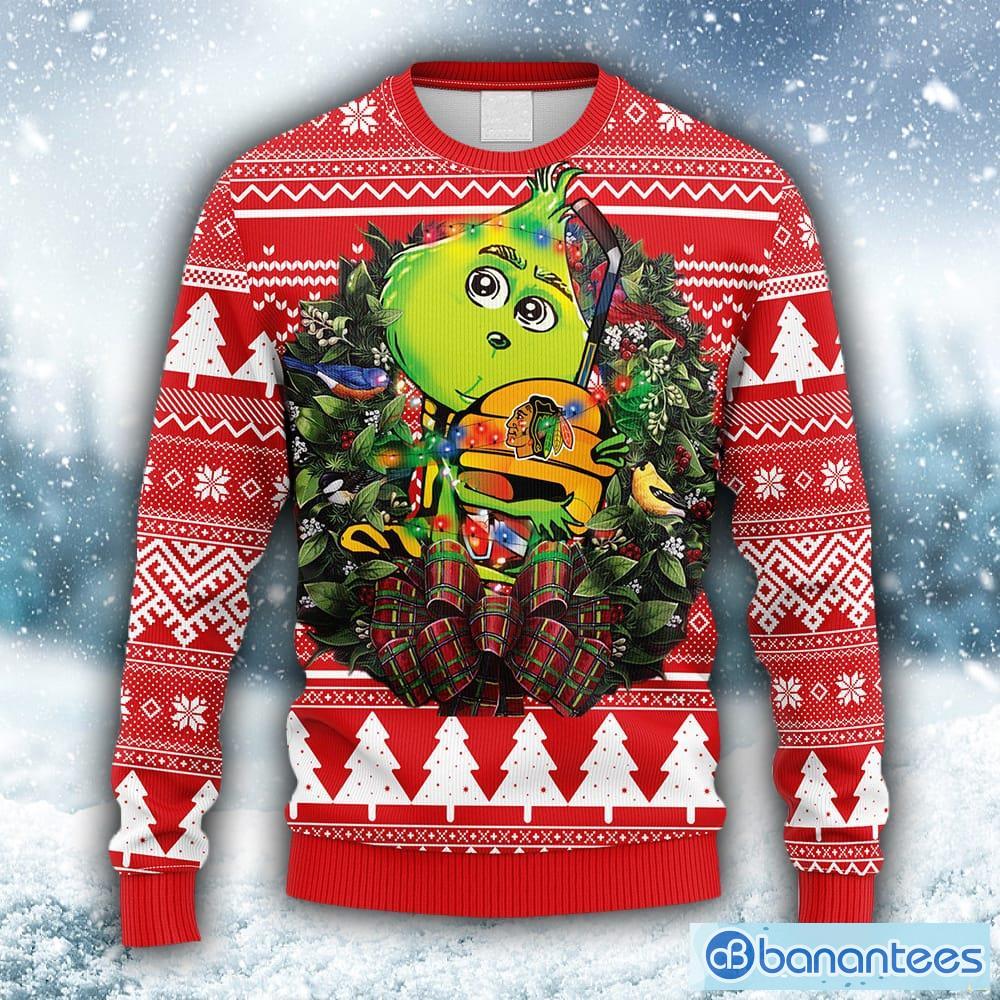San Antonio Spurs NBA Funny Grinch I Hate Morning People 3D Ugly Christmas  Sweater - Banantees