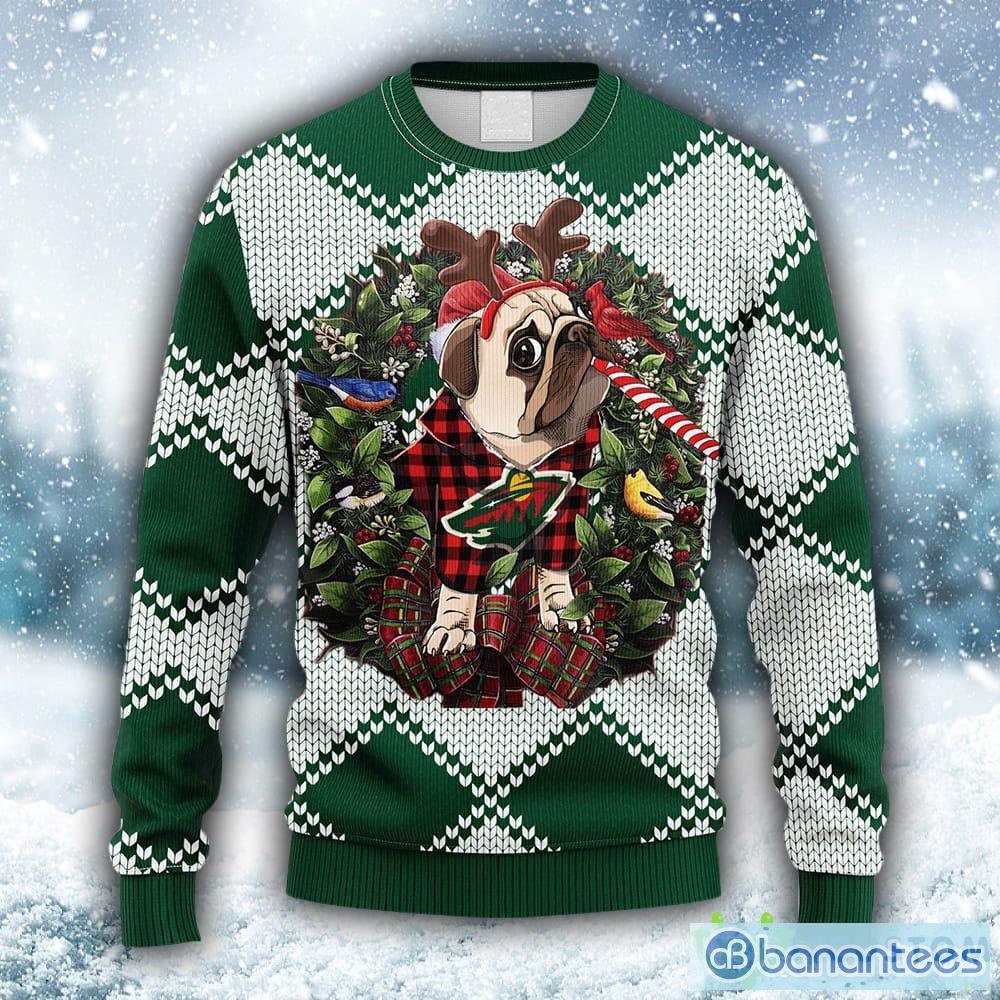 Minnesota Wild Pub Dog Ugly Christmas Sweater Unisex Christmas