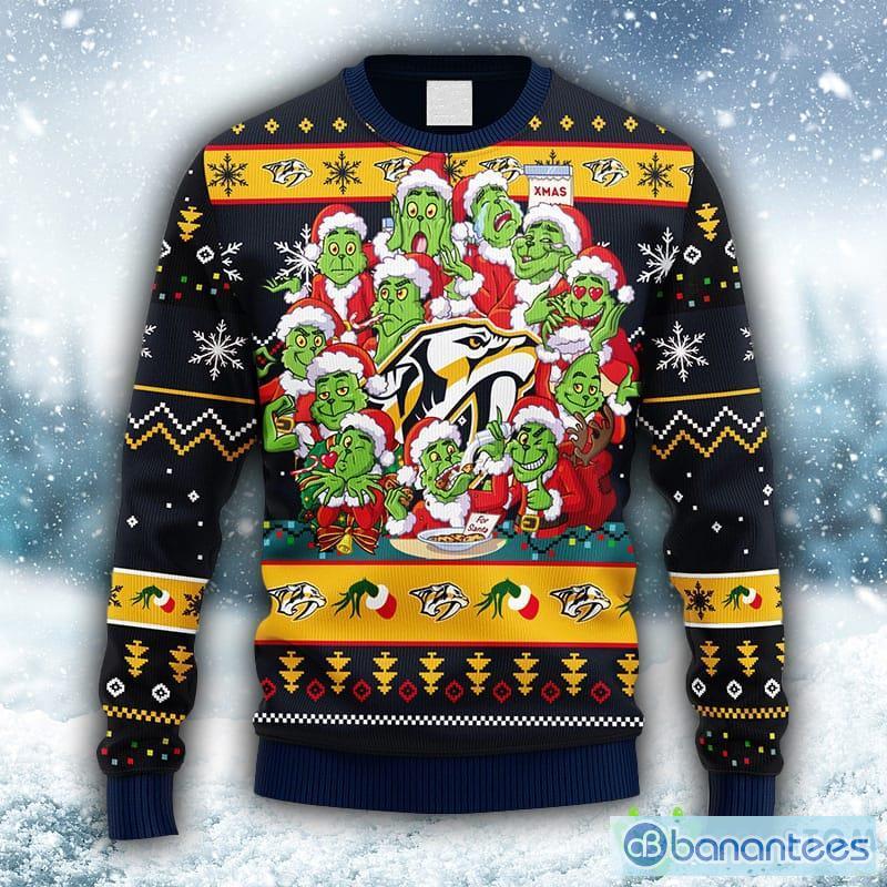 NHL St. Louis Blues Grinch Christmas Ugly 3D Sweater For Men And Women Gift  Ugly Christmas - Banantees