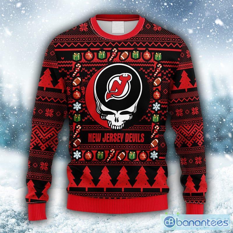 Custom Name NHL New Jersey Devils Ugly Christmas Sweater Perfect