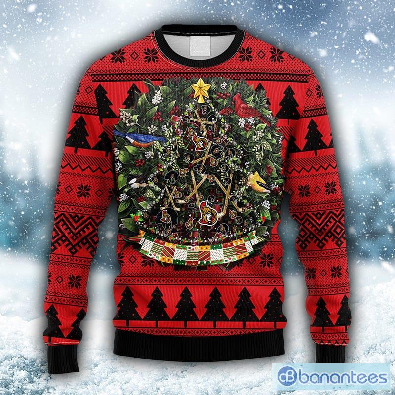 NHL Ottawa Senators Christmas Ugly 3D Sweater For Men And Women